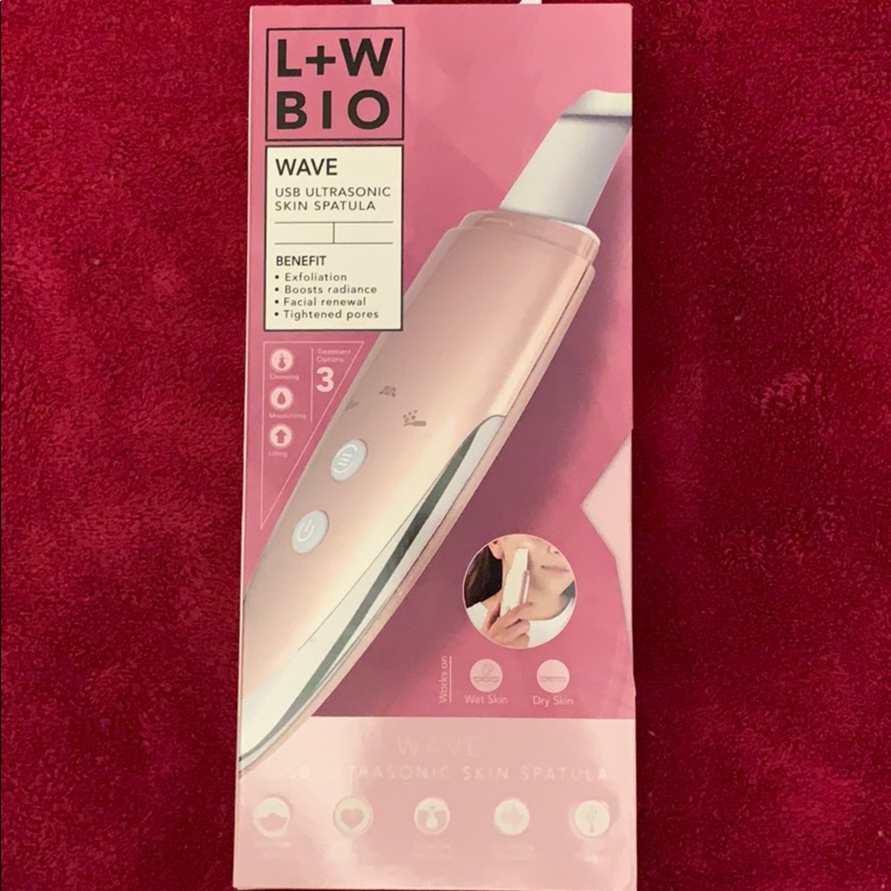Luxe & Willow Wave USB Ultrasonic Skin Spatula